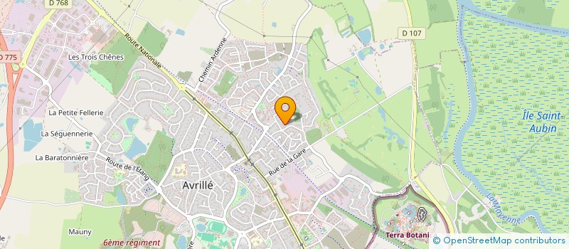 localisation de l'entreprise FRANCOVA à ANGERS