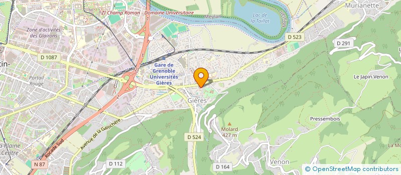 localisation de l'entreprise FRANCOX  GIERES