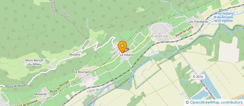 localisation de l'entreprise FRANCOZ SVC  FRETERIVE