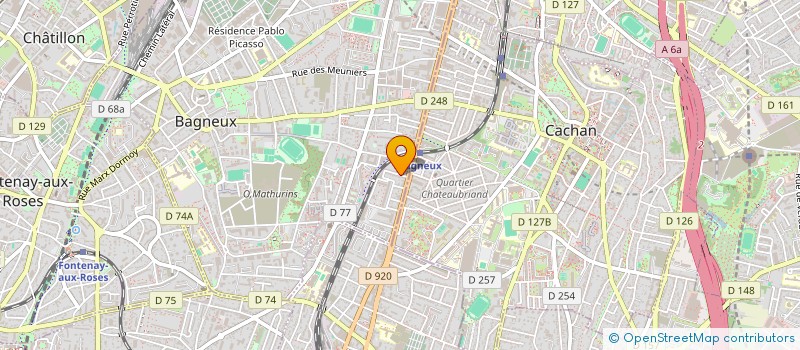localisation de l'entreprise FRANCPIERRE à BAGNEUX