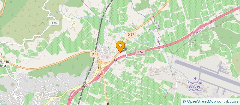 localisation de l'entreprise FRANCRI  CUERS