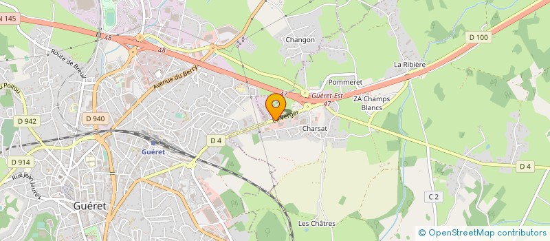 localisation de l'entreprise FRANCRI à SAINTE-FEYRE