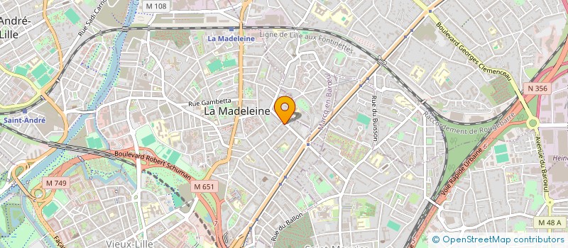 localisation de l'entreprise FRANCS-TIREURS à LA MADELEINE