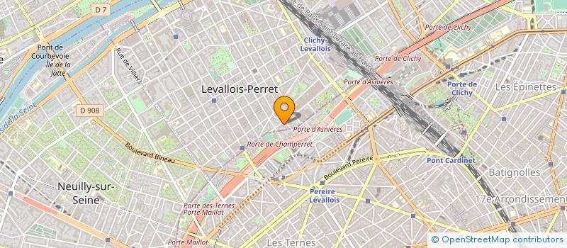 localisation de l'entreprise FRANCS TIREURS à LEVALLOIS-PERRET