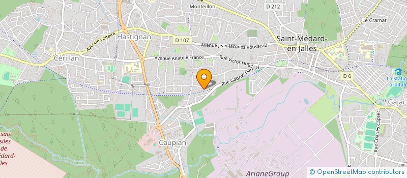 localisation de l'entreprise FRAND  SAINT-MEDARD-EN-JALLES