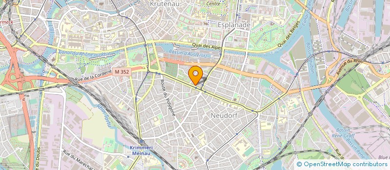localisation de l'entreprise FRAND ET ASSOCIES à STRASBOURG
