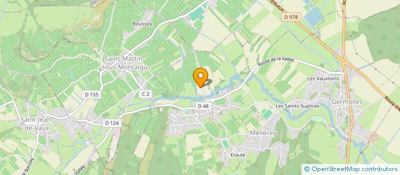 localisation de l'entreprise FRANDA  MELLECEY