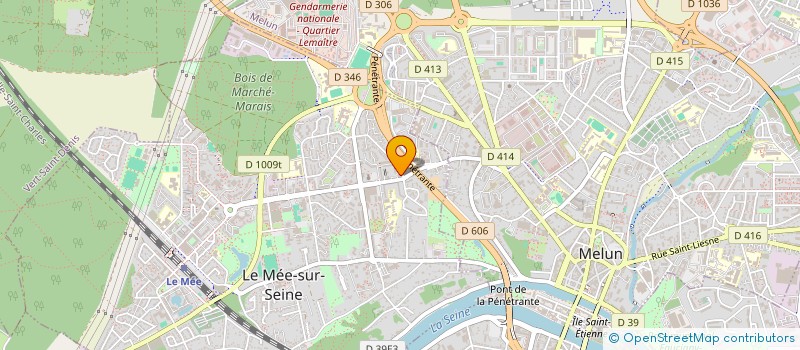 localisation de l'entreprise FRANDEBOEUF  LE MEE-SUR-SEINE