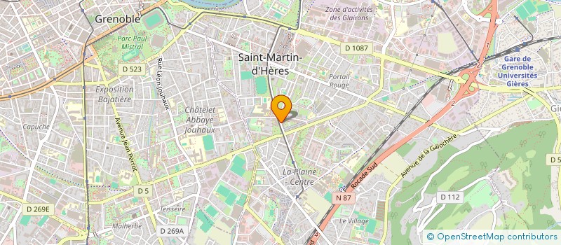 localisation de l'entreprise FRANDELLA à SAINT-MARTIN-D'HERES