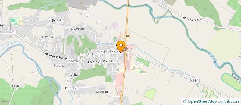localisation de l'entreprise FRANDI BTP à PRUNELLI-DI-FIUMORBO
