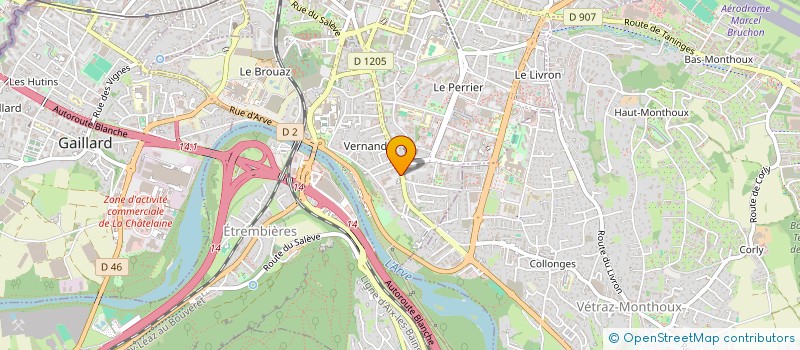 localisation de l'entreprise FRANDICAL à ANNEMASSE