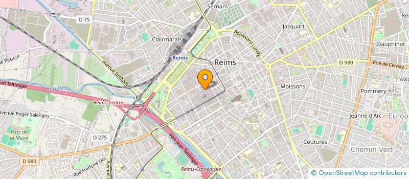 localisation de l'entreprise FRANDIS  REIMS