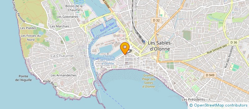 localisation de l'entreprise FRANDIST à LES SABLES D'OLONNE