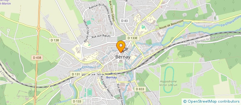 localisation de l'entreprise FRANE  BERNAY