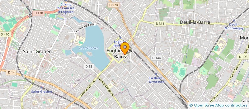localisation de l'entreprise FRANE à ENGHIEN-LES-BAINS