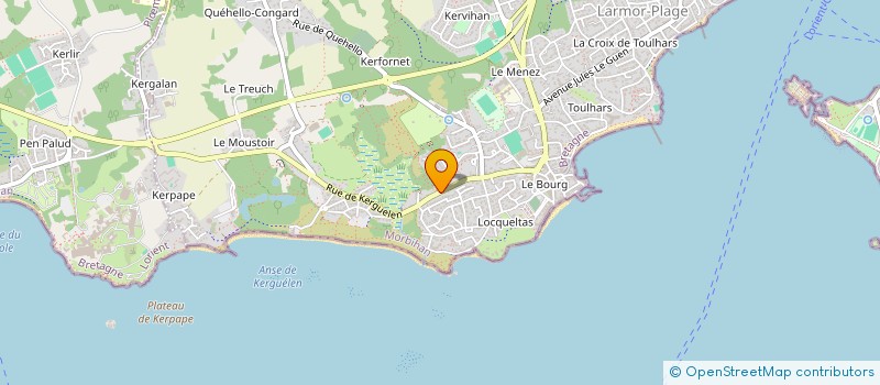 localisation de l'entreprise FRANE  LARMOR-PLAGE