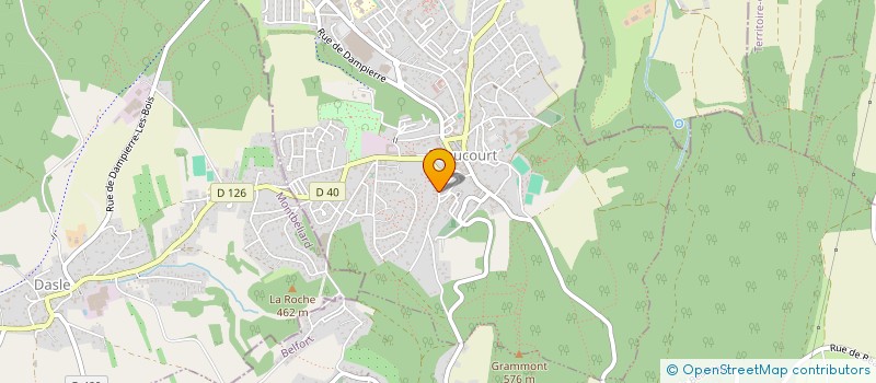 localisation de l'entreprise FRANEL PRO SERVICES à BEAUCOURT