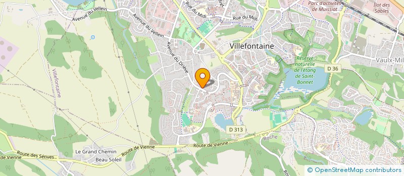 localisation de l'entreprise FRANELI TRANSPORT  VILLEFONTAINE