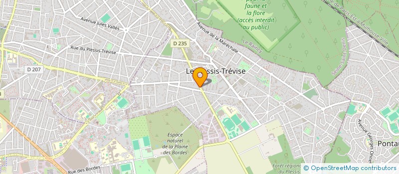 localisation de l'entreprise FRANELIS  LE PLESSIS-TREVISE