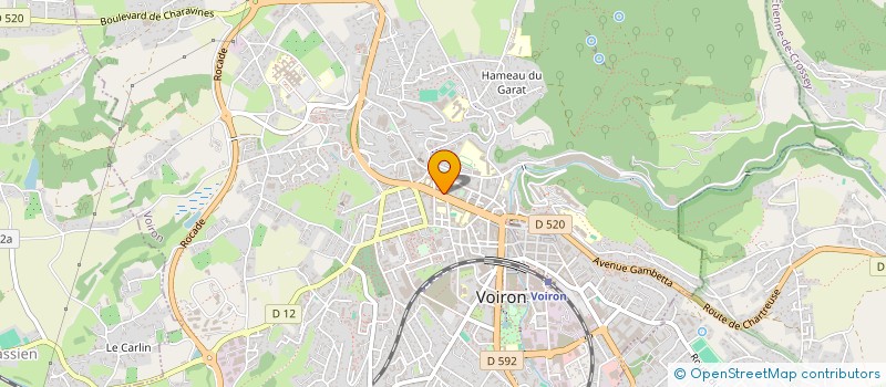localisation de l'entreprise FRANESCO SA à VOIRON
