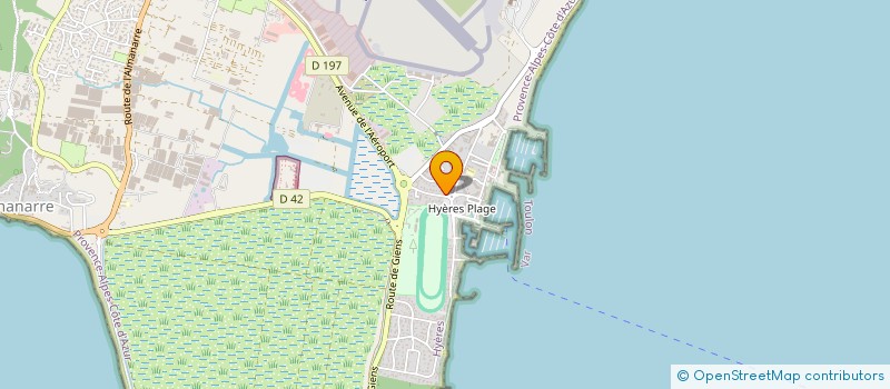 localisation de l'entreprise FRANETTE  HYERES