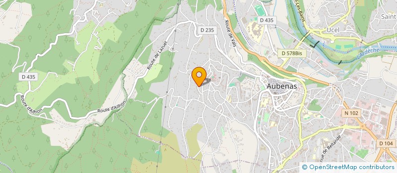 localisation de l'entreprise FRANEVE  LABEGUDE