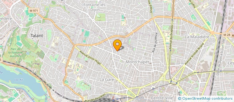 localisation de l'entreprise FRANFLO à DIJON