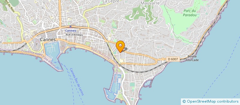 localisation de l'entreprise FRANGEFLO à CANNES