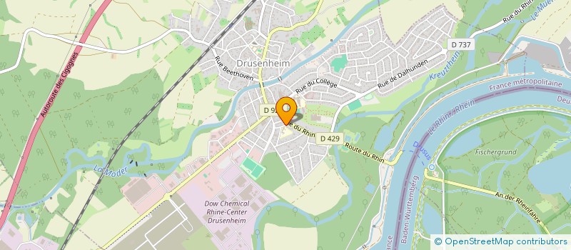 localisation de l'entreprise FRANGELINEDUB'S  DRUSENHEIM