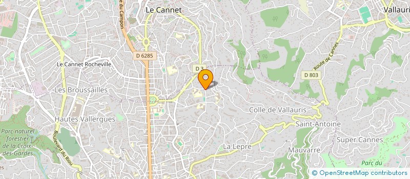 localisation de l'entreprise FRANGEO à CANNES