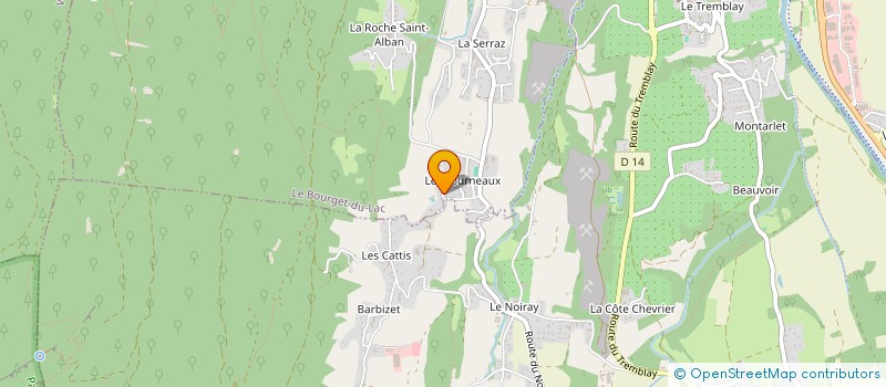 localisation de l'entreprise FRANGIL  LE BOURGET-DU-LAC