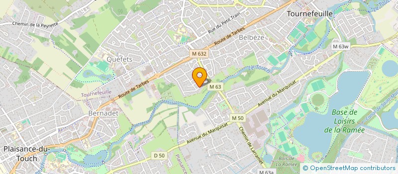 localisation de l'entreprise FRANGILULAU  TOURNEFEUILLE