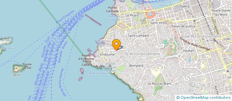 localisation de l'entreprise FRANGINE à MARSEILLE