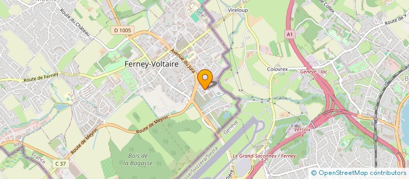 localisation de l'entreprise FRANGLAIS SERVICES à FERNEY-VOLTAIRE