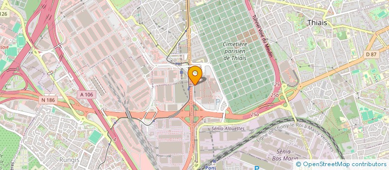 localisation de l'entreprise FRANGO IMPORT-EXPORT  THIAIS