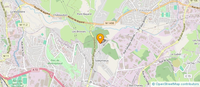 localisation de l'entreprise FRANGO REAL  LA TALAUDIERE