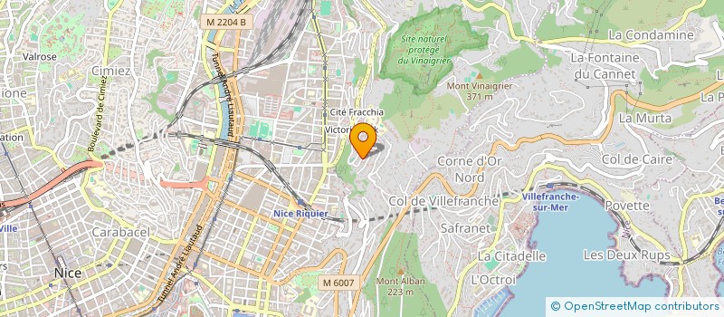 localisation de l'entreprise FRANGUS SAS à NICE