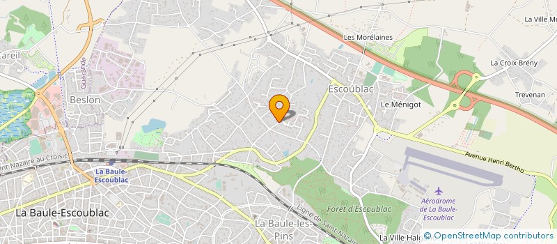 localisation de l'entreprise FRANGUY à LA BAULE-ESCOUBLAC