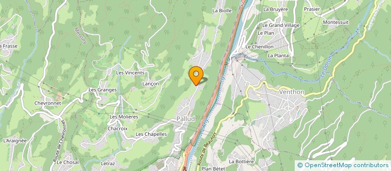 localisation de l'entreprise FRANIC 35  PALLUD