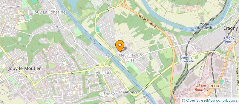 localisation de l'entreprise FRANIE  NEUVILLE-SUR-OISE