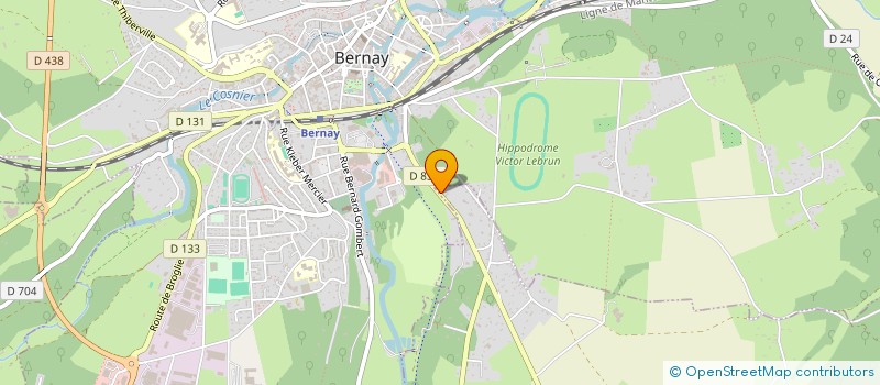 localisation de l'entreprise FRANIE  TREIS-SANTS-EN-OUCHE