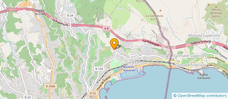 localisation de l'entreprise FRANIMON à MENTON