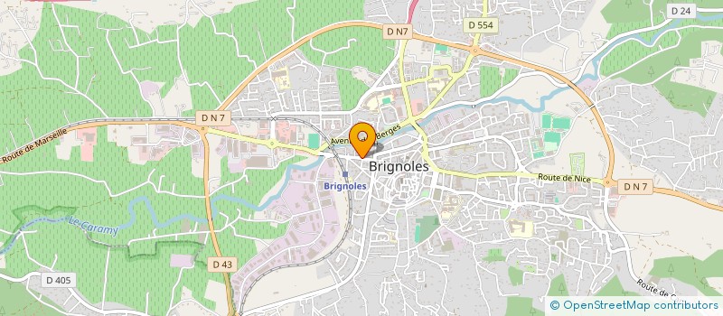 localisation de l'entreprise FRANISA à BRIGNOLES