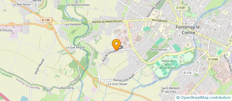 localisation de l'entreprise FRANISA  FONTENAY-LE-COMTE