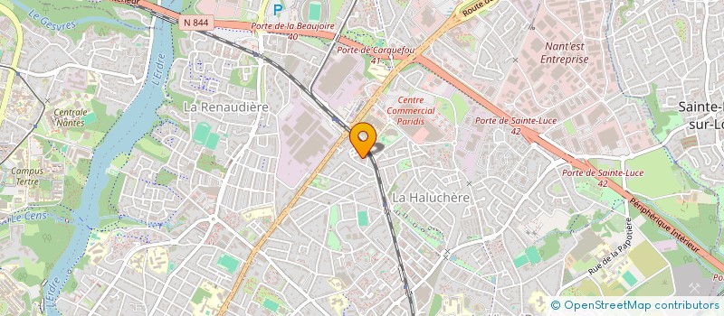 localisation de l'entreprise FRANITY à NANTES