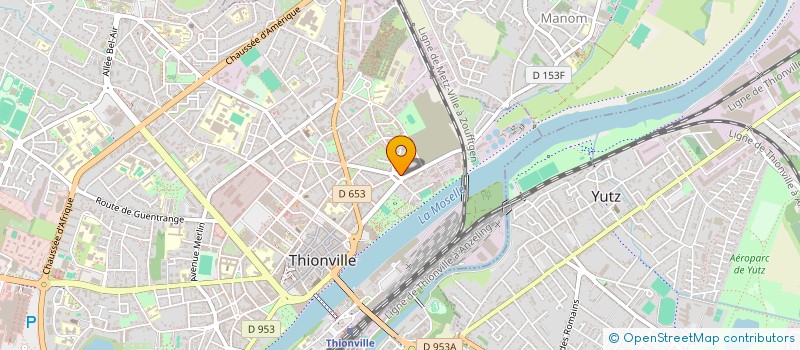 localisation de l'entreprise FRANJACK à THIONVILLE