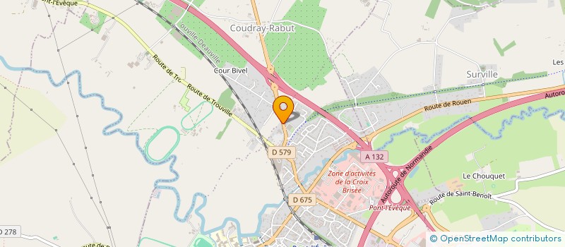 localisation de l'entreprise FRANJO  TOURVILLE-EN-AUGE