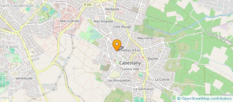 localisation de l'entreprise FRANK  CABESTANY