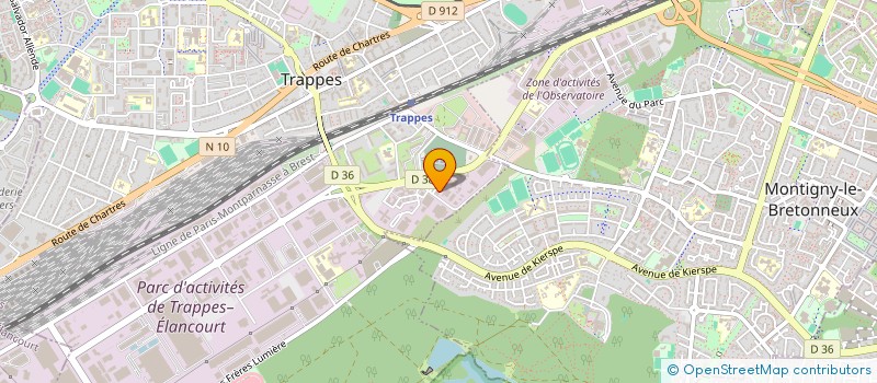 localisation de l'entreprise FRANK ET SCHULTE FRANCE  TRAPPES