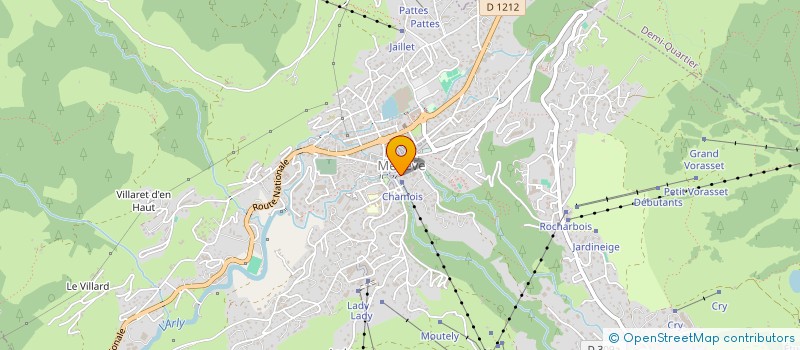 localisation de l'entreprise FRANK FINAT  MEGEVE